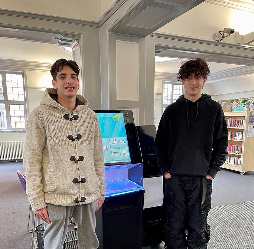 IT students host digital helpdesk through work experience at Kingston Library